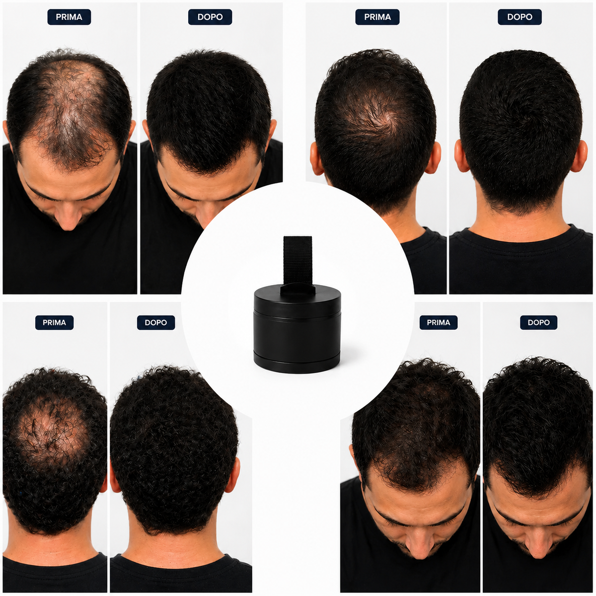confidair-polvere per capelli diradati